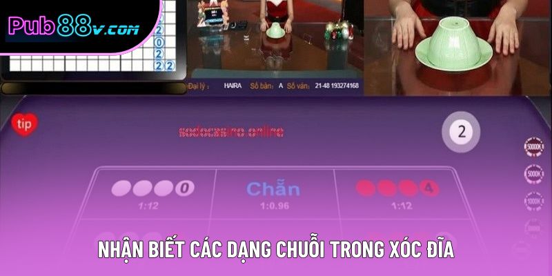 Nhận biết các dạng chuỗi trong xóc đĩa