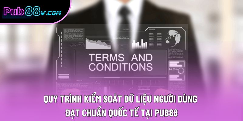 Quy trình kiểm soát dữ liệu người dùng đạt chuẩn quốc tế tại Pub88